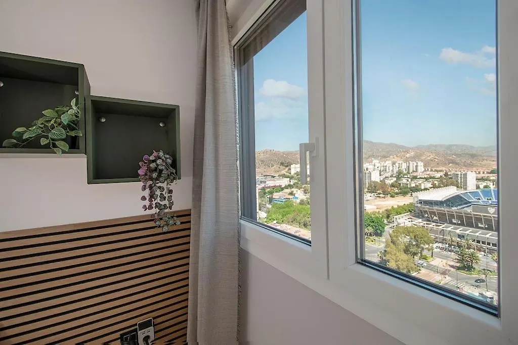 Urban Jungle In Malaga Center, 18Th Floor, Rooftop Pool, Free Parking 0*,