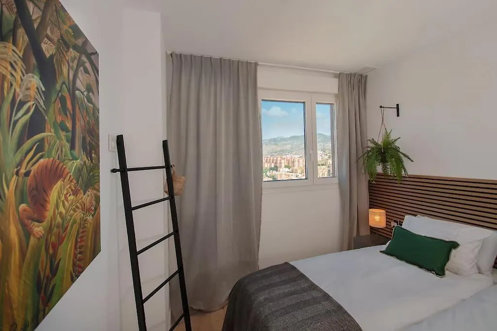Urban Jungle In Malaga Center, 18Th Floor, Rooftop Pool, Free Parking 아파트